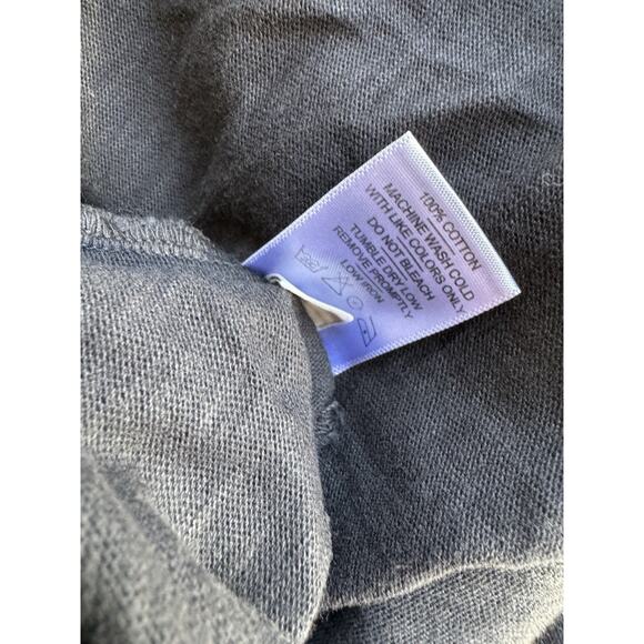 NWOT American Giant Women’s Premium Slub V Neck Tee Black Women’s Size Large - Picture 7 of 7